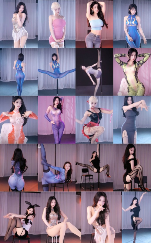 B站 爱跳舞的小七 – 虎牙坏空空 充电专属视频合集[60V-4.1G]-泥鳅