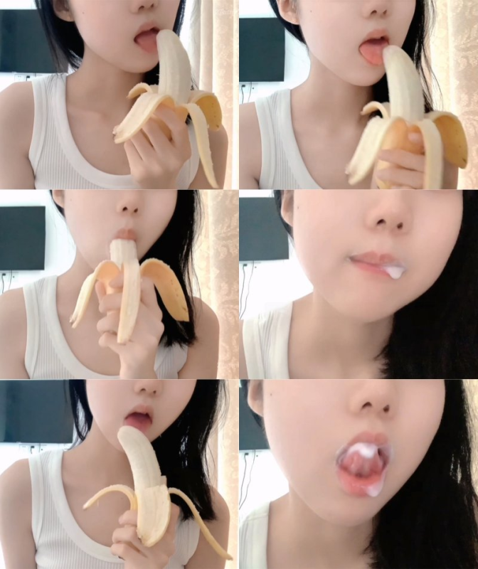 B站 – 酥小熹 香蕉彩蛋ASMR视频[1V-视频在线-泥鳅