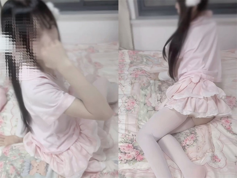 抖音 极品可爱萌妹 小诺宝 门槛内衣丝袜私拍