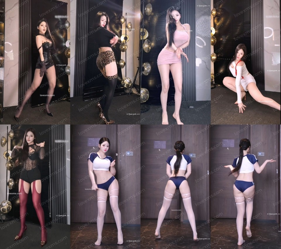 B站 李喻言 网红主播定制内衣韩舞宅舞