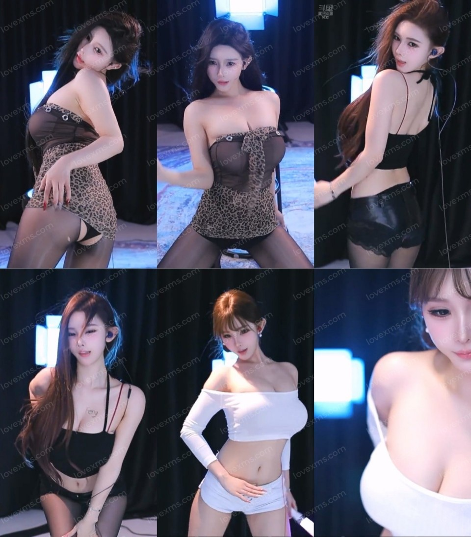 斗鱼 小悦光 性感三角热裤胸抹油抖奶抖臀骚舞